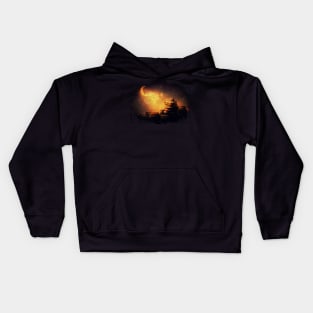 midnight tale Kids Hoodie